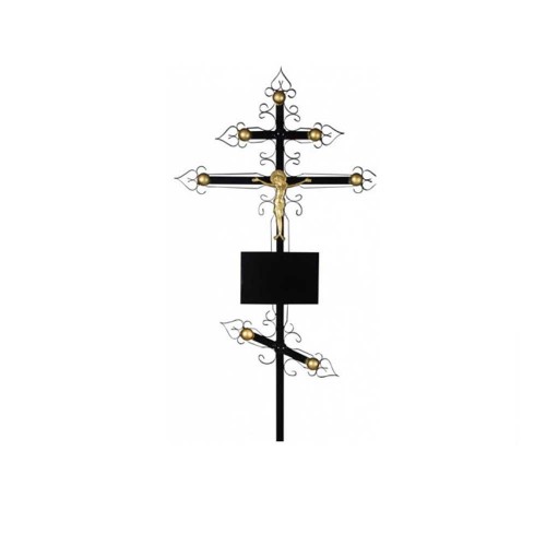 Кованый крест на могилу №6