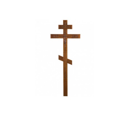Крест из дуба на могилу №6