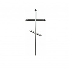 Крест на могилу из металла №15