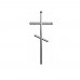 Крест на могилу из металла №15