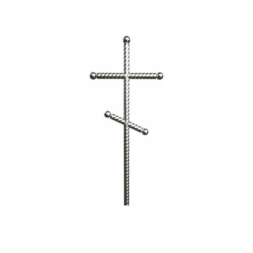 Крест на могилу из металла №16