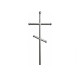 Крест на могилу из металла №16
