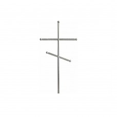 Крест на могилу из металла №20