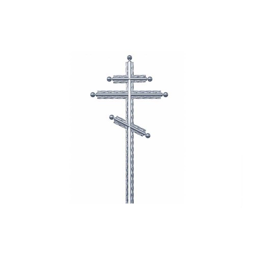 Крест на могилу из металла №23
