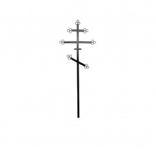 Крест на могилу из металла №3